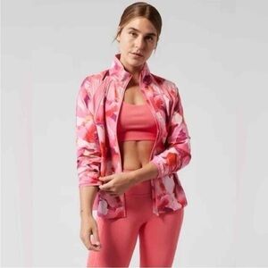 Athleta Run With it Jacket in Painted Energy Print